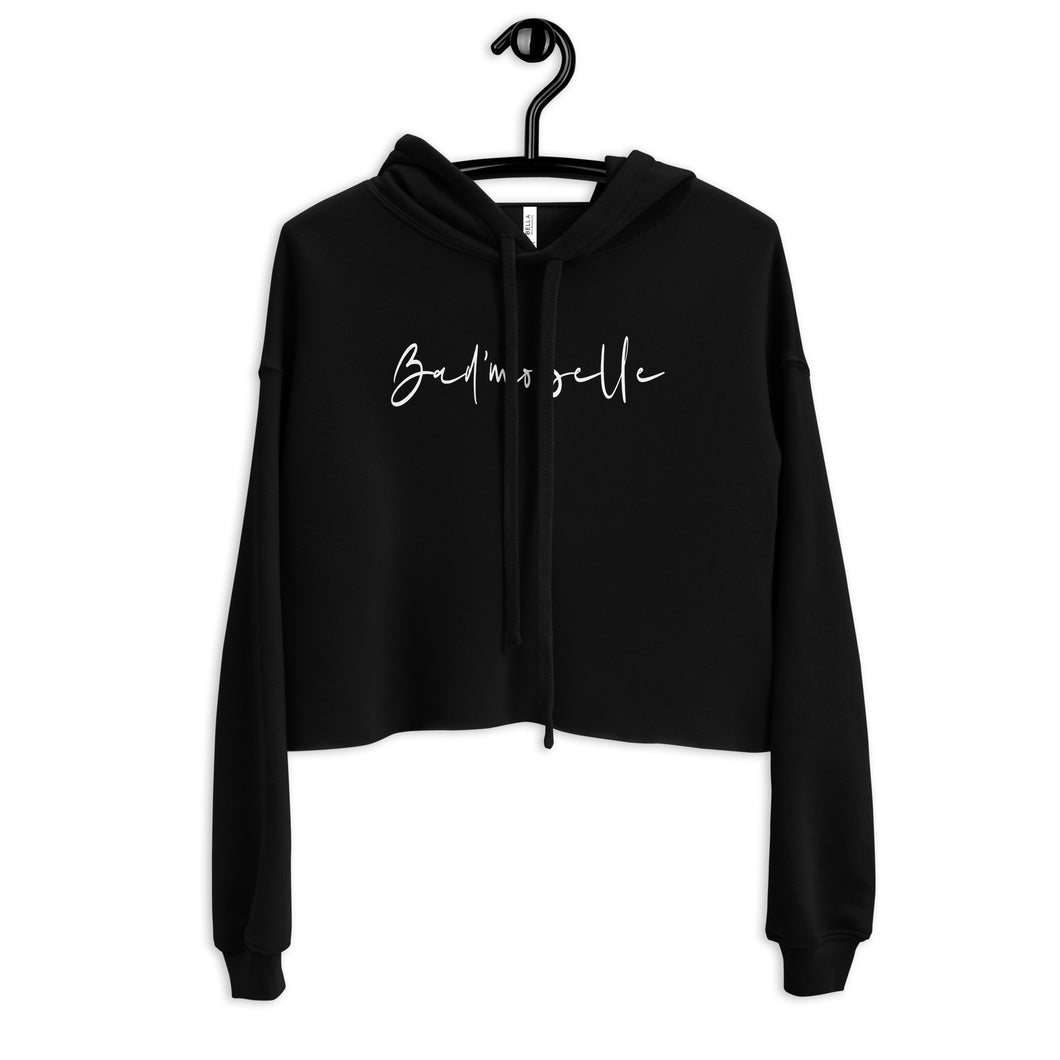 Sweat à Capuche Crop-Top « Bad’moiselle »