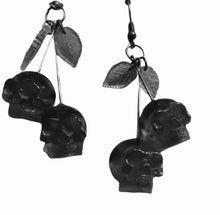 Load image into Gallery viewer, Boucles d’oreilles « Cherry Skull »
